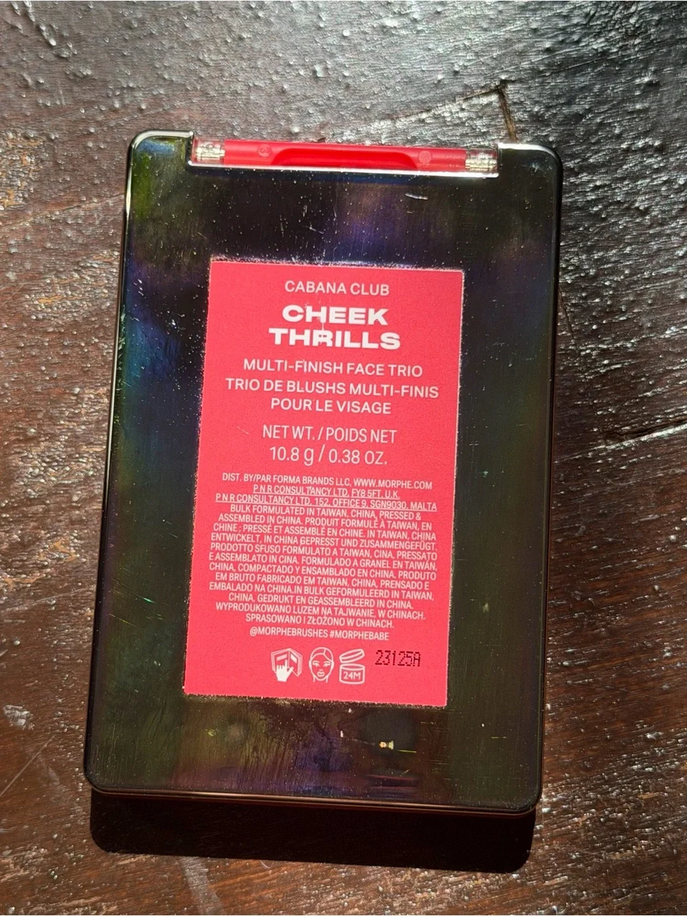 Morphe CABANA CLUB CHEEK THRILLS trip pallet